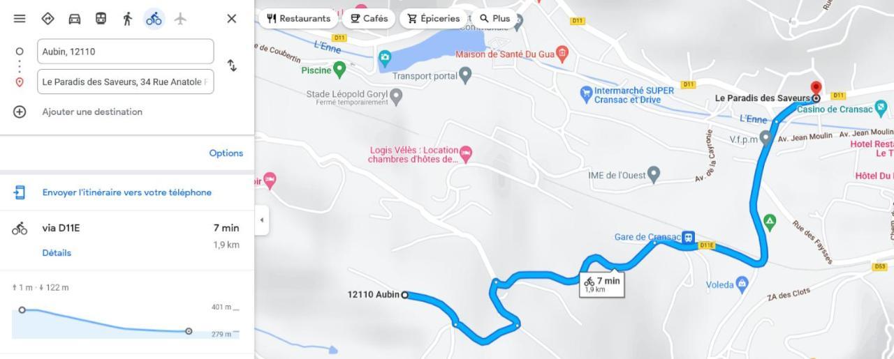 Maison Sur La Colline Cheminee Wifi Proche Thermes オーバン エクステリア 写真